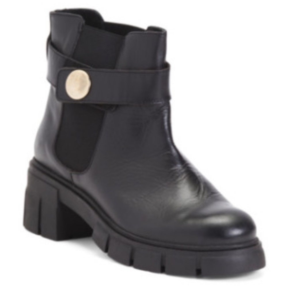 BNIB Size 38 Helene Rouge Chunky Chelsea Bootie!